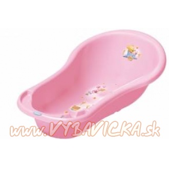 Vanička so zátkou teplomerom OKT Prima Baby Disney 100 cm, ružová 