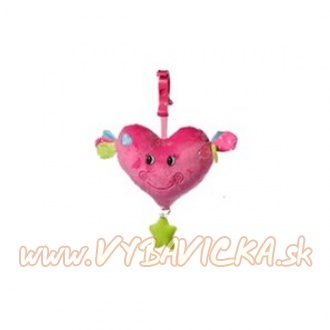 Plyšová hračka BabyOno, 0m+, hudobná, Heart-shaped