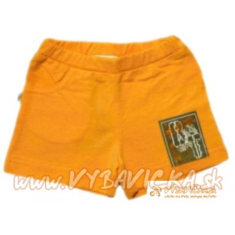 Nohavice klasické s vreckom logo BT oranžová