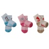 Ponožky bavlnené BabyOno, 6-12m, biela