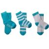 Ponožky bavlnené BabyOno, 12-24m, pásiky, biela