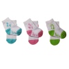 Ponožky bavlnené BabyOno, 0-6m, zelená