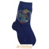Ponožky klasické s prispôsobiteľným tvarom rozprávkové postavička inštalatér Bob modrá