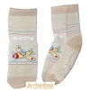 Ponožky protišmykové s protišmykovou vrstvou s vrstvou zo silikónu lietadlo aero béžovosvetlohnedá