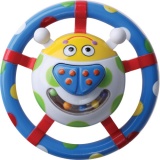 Hrkálka so zrkadielkom BabyOno, 3m+, squeaky
