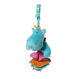Plyšová hračka BabyOno, 0m+, hudobná, Little Hippo