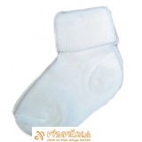 Ponožky klasické pre dojčatá biela