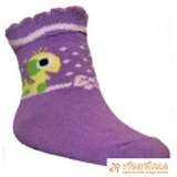 Ponožky klasické korytnačka fialová