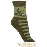 Ponožky klasické byciklista Street Generation zelenosvetlozelená